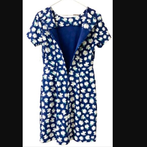 NWT! Old Navy Women’s S Pointe Knit Knee Length Cotton Sheath Dress Casual Work - Picture 7 of 8